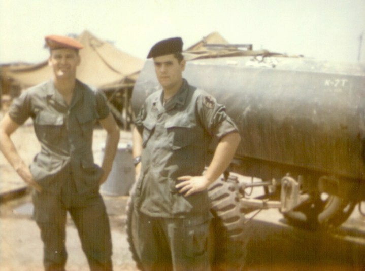 Dave Mansire and Bob Hersey - K Troop cooks.